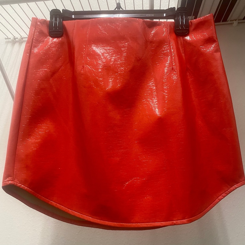 Shein Patent Leather Mini Skirt